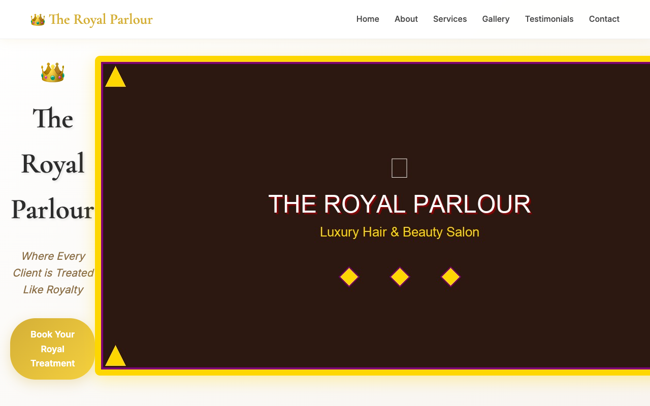 The Royal Parlour website